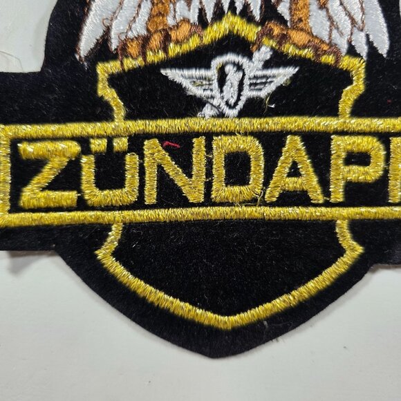 Zündapp Eagle Patch Embroidered Iron-On Sew-On Badge For Jackets & Vests - Picture 4 of 6